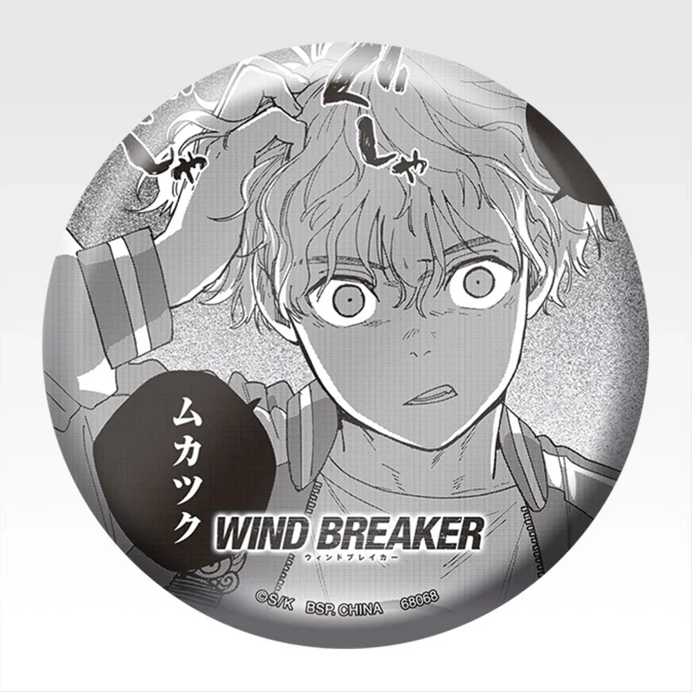 Ichiban   Kuji   Wind   Breaker   5th   Anniversary   of   the   Original   Work   -   E   Prize   Can   Badge   Complete   Set   of   6   Types