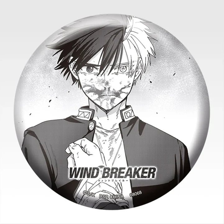 Ichiban   Kuji   Wind   Breaker   5th   Anniversary   of   the   Original   Work   -   E   Prize   Can   Badge   Complete   Set   of   6   Types