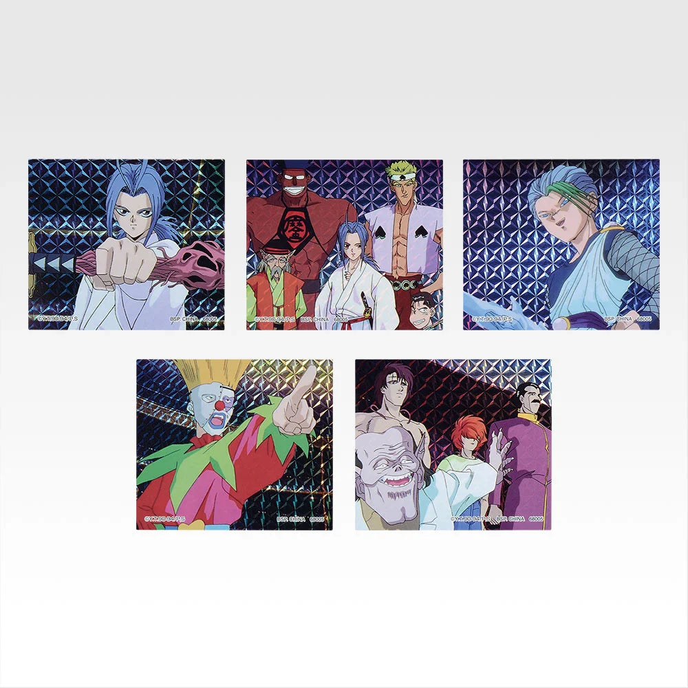 Ichiban   Kuji   Yu   Yu   Hakusho   Dark   Martial   Arts   Tournament   Vol.3   -   G   Prize   Flake   Prism   Stickers   Complete   Set   of   8   Types