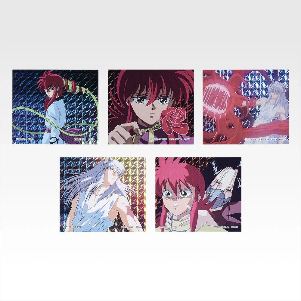 Ichiban   Kuji   Yu   Yu   Hakusho   Dark   Martial   Arts   Tournament   Vol.3   -   G   Prize   Flake   Prism   Stickers   Complete   Set   of   8   Types
