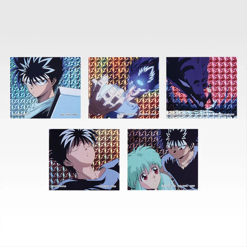 Ichiban   Kuji   Yu   Yu   Hakusho   Dark   Martial   Arts   Tournament   Vol.3   -   G   Prize   Flake   Prism   Stickers   Complete   Set   of   8   Types