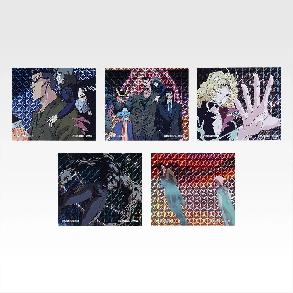 Ichiban   Kuji   Yu   Yu   Hakusho   Dark   Martial   Arts   Tournament   Vol.3   -   G   Prize   Flake   Prism   Stickers   Complete   Set   of   8   Types