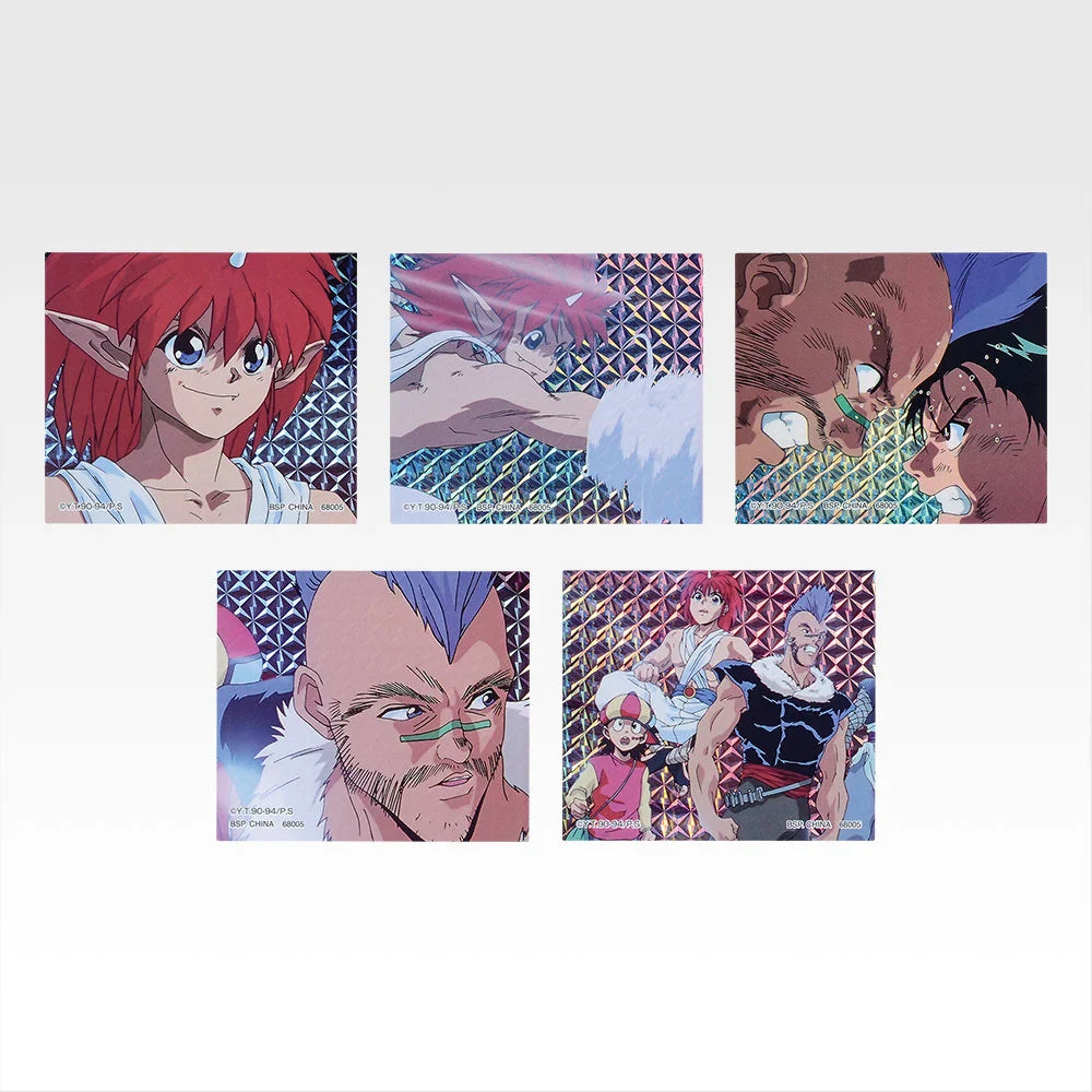 Ichiban   Kuji   Yu   Yu   Hakusho   Dark   Martial   Arts   Tournament   Vol.3   -   G   Prize   Flake   Prism   Stickers   Complete   Set   of   8   Types