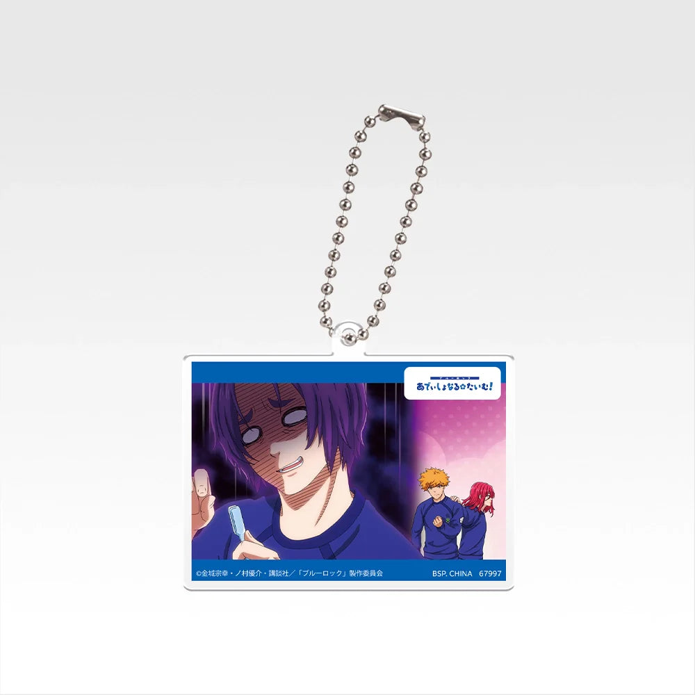 Ichiban   Kuji   Blue   Lock   Additional   Time!   -   H   Prize   Scene   Acrylic   Charm   Complete   Set   Of   7   Types