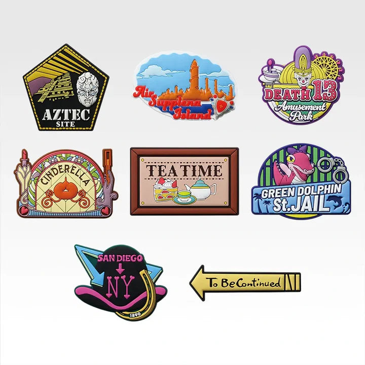 Ichiban   Kuji   JoJo's   Bizarre   Adventure   The   Gathering   Of   STARS   -   J   Prize   Travel   Rubber   Magnet   Complete   Set   Of   8   Types
