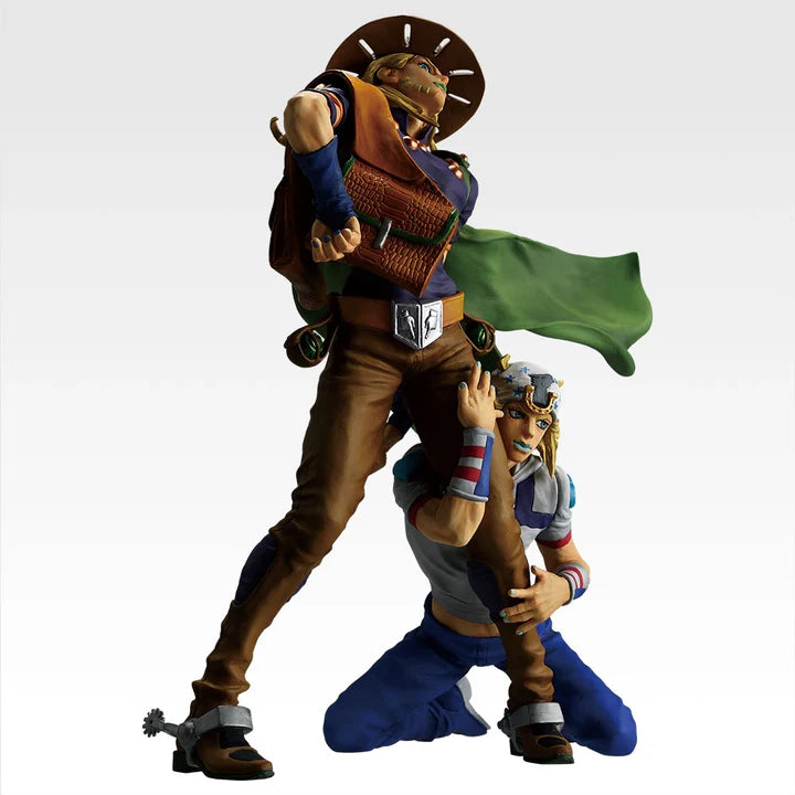 Ichiban   Kuji   JoJo's   Bizarre   Adventure   The   Gathering   Of   STARS   -   Last   One   Prize   Johny   Joestar   &   Gyro   Zeppeli   Masterlise   Plus   Figure