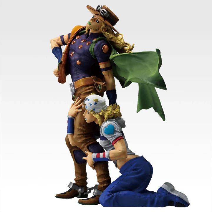 Ichiban   Kuji   JoJo's   Bizarre   Adventure   The   Gathering   Of   STARS   -   Last   One   Prize   Johny   Joestar   &   Gyro   Zeppeli   Masterlise   Plus   Figure