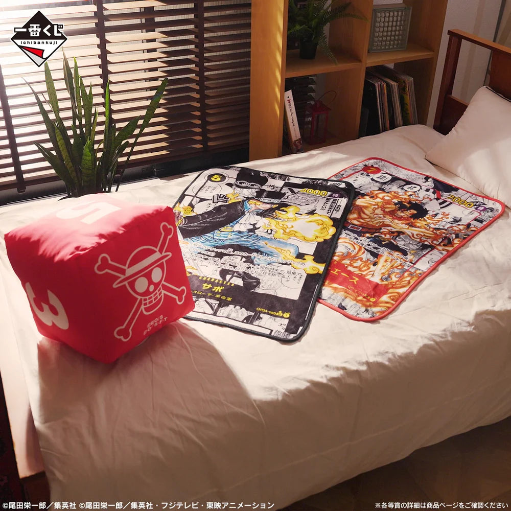Ichiban   Kuji   One   Piece   Card   Game   -   B   Prize   Card   Design   Blankets   Duo   Set