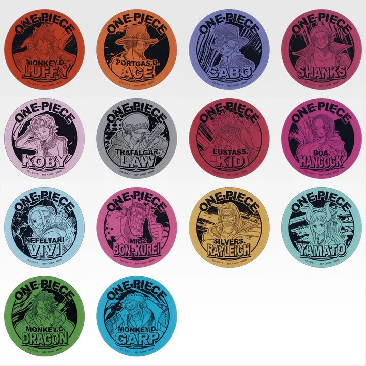 Ichiban   Kuji   One   Piece   Monkey   D.   Luffy   Memories   Of   Adventure   And   The   Voyage   To   The   Future   -   H   Prize   Acrylic   Magnet   Complete   Set   Of   14   Types