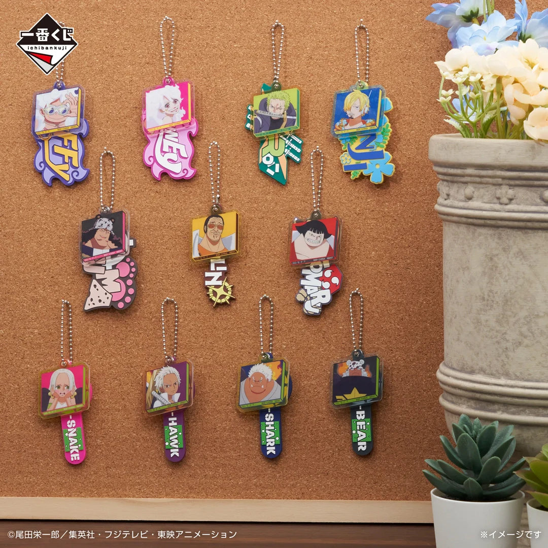 Ichiban   Kuji   One   Piece   The   Future   We   Envision   -   H   Prize   Keychain   Complete   Set   of   11   Types