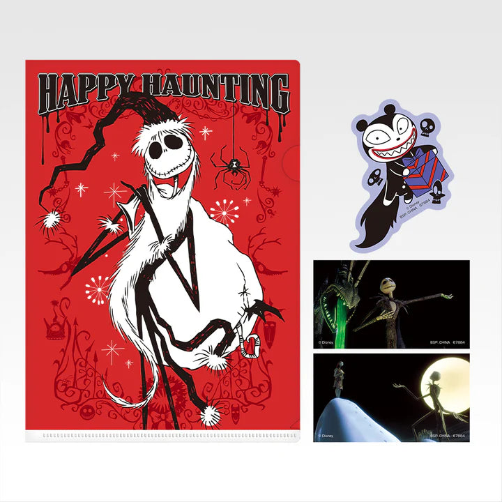 Ichiban   Kuji   Tim   Burton's   The   Nightmare   Before   Christmas   -   H   Prize   Clear   Files   and   Stickers   Complete   Set   of   8   Types