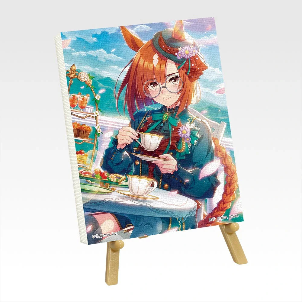 Ichiban   Kuji   Uma   Musume   Pretty   Derby   13th   Edition   -   G   Prize   Mini   Plates   With   Easel   Complete   Set   of   10   Types