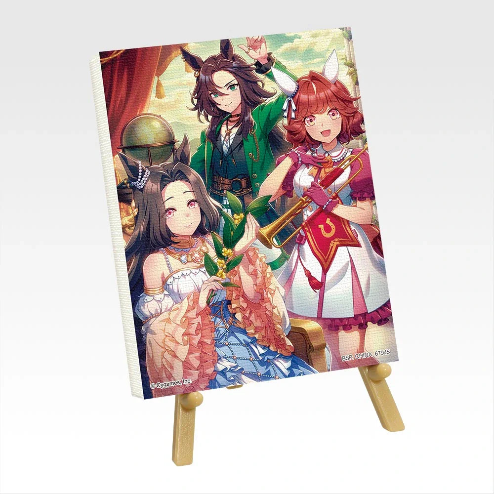 Ichiban   Kuji   Uma   Musume   Pretty   Derby   13th   Edition   -   G   Prize   Mini   Plates   With   Easel   Complete   Set   of   10   Types