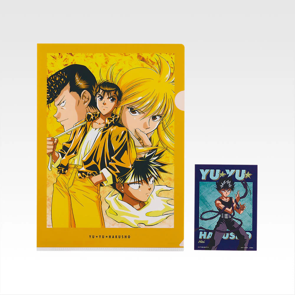 Ichiban   Kuji   Yu   Yu   Hakusho   Dark   Martial   Arts   Tournament   Vol.2   -   G   Prize   Clear   Files   &   Stickers   Complete   Set   of   6   Types