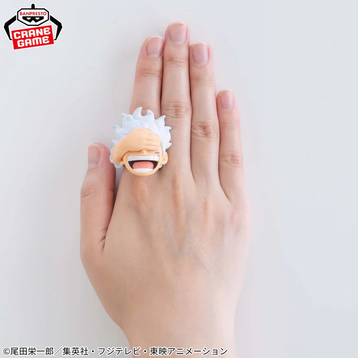 One   Piece   Fig   Ring!   Base   Shop   -   Monkey   D.   Luffy   Gear   5   Complete   Set   of   5