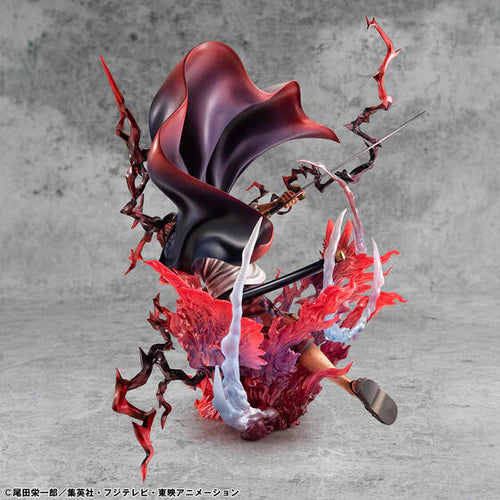 One Piece P.o.p Sa-maximum Leader Of Red Hair Pirates Red-haired Shanks Kamusari Statue