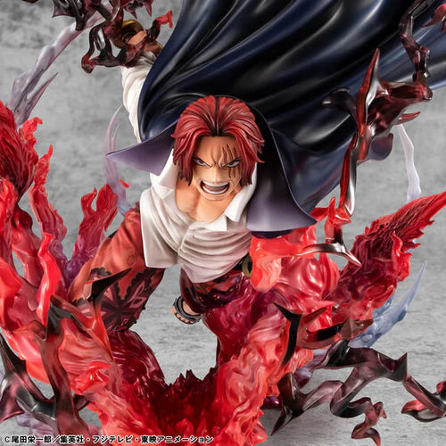 One Piece P.o.p Sa-maximum Leader Of Red Hair Pirates Red-haired Shanks Kamusari Statue