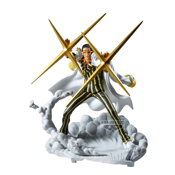 One   Piece   Spectacular   Battle   Scenery   -   Monkey   D.   Luffy   Gear   4 and Borsalino