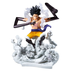 One   Piece   Spectacular   Battle   Scenery   -   Monkey   D.   Luffy   Gear   4 and Borsalino