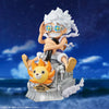 One   Piece   World   Collectible   Figure   Premium   -   Mugiwara   Store   All   Aboard!   Monkey   D.   Luffy   Gear   5