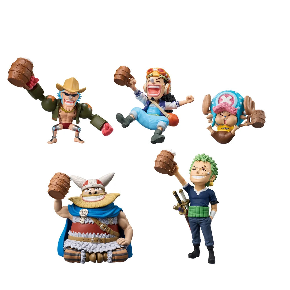 One   Piece   World   Collectible   Figures   -   Banquet   Vol.   2   Complete   Set   of   5   Types