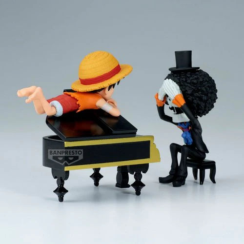 One   Piece   World   Collectible   Figures   -   Log   Stories   Monkey   D.   Luffy   &   Brook   Is   that   so...?   Is   he   doing   well...?!