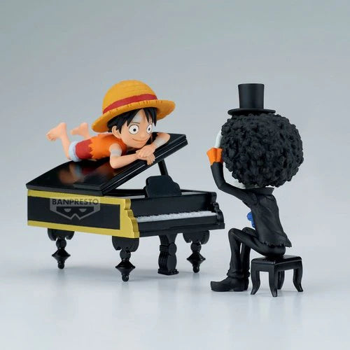 One   Piece   World   Collectible   Figures   -   Log   Stories   Monkey   D.   Luffy   &   Brook   Is   that   so...?   Is   he   doing   well...?!