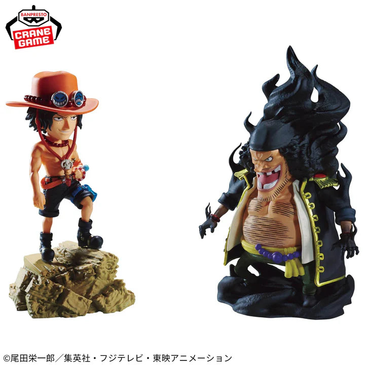 One   Piece   World   Collectible   Figures   -   Log   Stories   Portgas   D.   Ace   VS   Marshall   D.   Teach