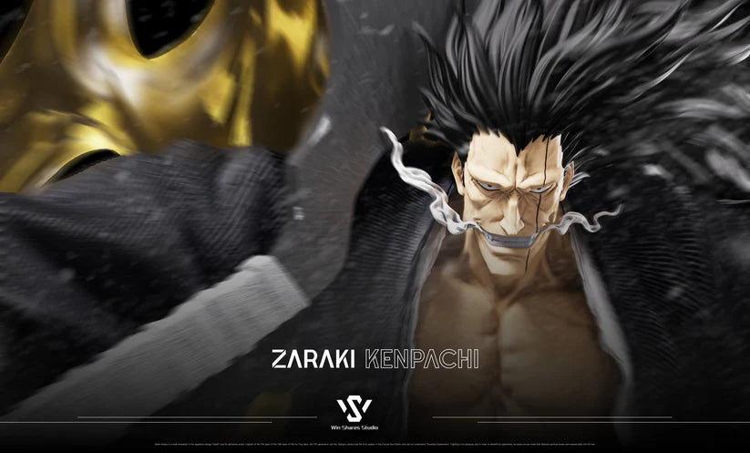 Win Shares & C4 Studio 1/6 Bleach Zaraki Kenpachi Statue W/ LED