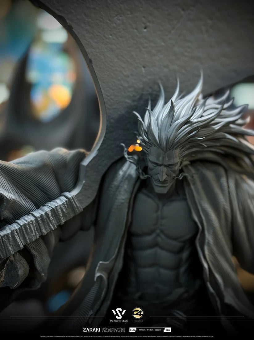 Win Shares & C4 Studio 1/6 Bleach Zaraki Kenpachi Statue W/ LED