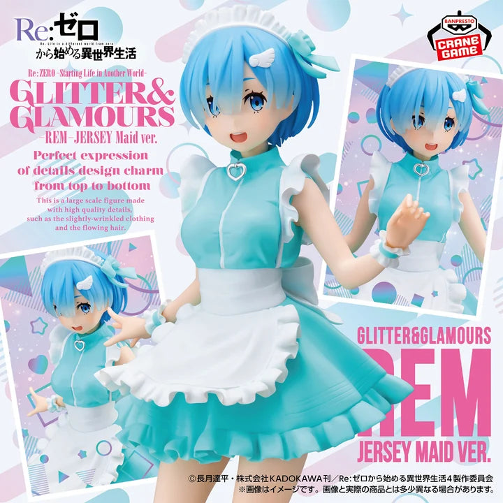 Re:Zero   Starting   Life   in   Another   World   Glitter   &   Glamours   −   Rem   Jersey   Maid   Ver.