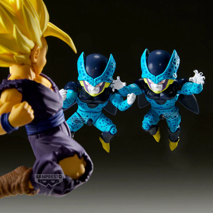 [Special   Bundle]   Dragon   Ball   Z   Super   Match   Makers   -   Son   Gohan   Super   Saiyan   II   VS   Cell   Jr.   Duo   Set