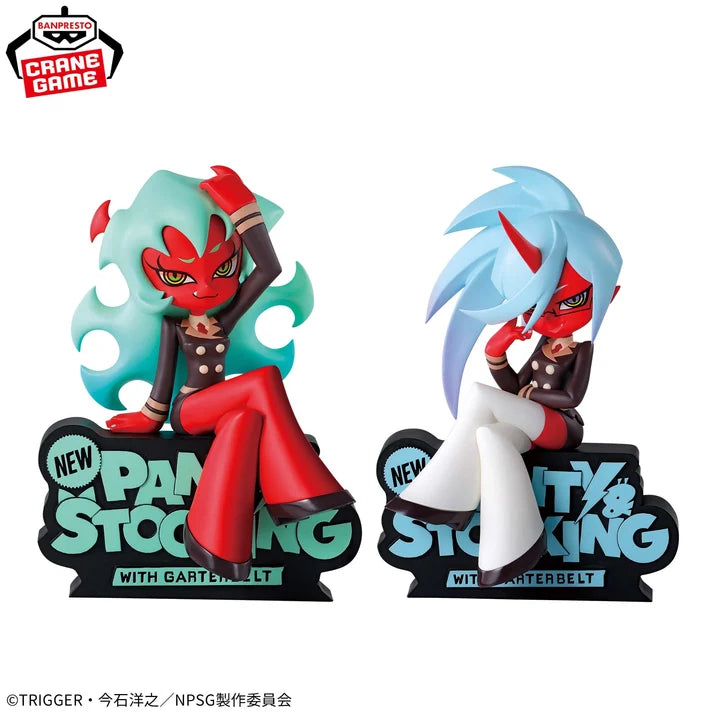 [Special   Bundle]   New   Panty   &   Stocking   with   Garterbelt   Monitor   Top   Figure   -   Scanty   &   Kneesocks   (2   Types)   [Pre-Order   Aug   2027]