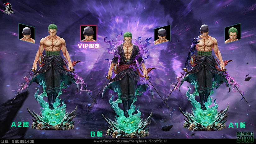 Temple Studio One Piece Roronoa Zoro Statue