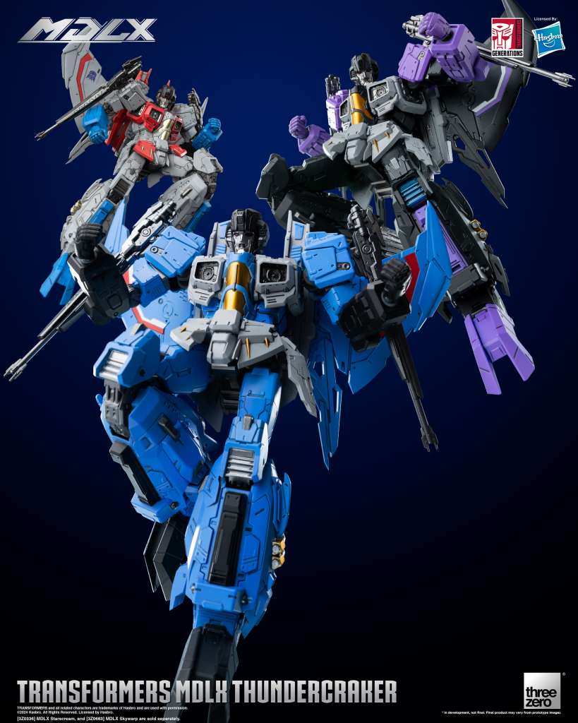 Transformers MDLX Action Figure Thundercracker 20 cm threezero