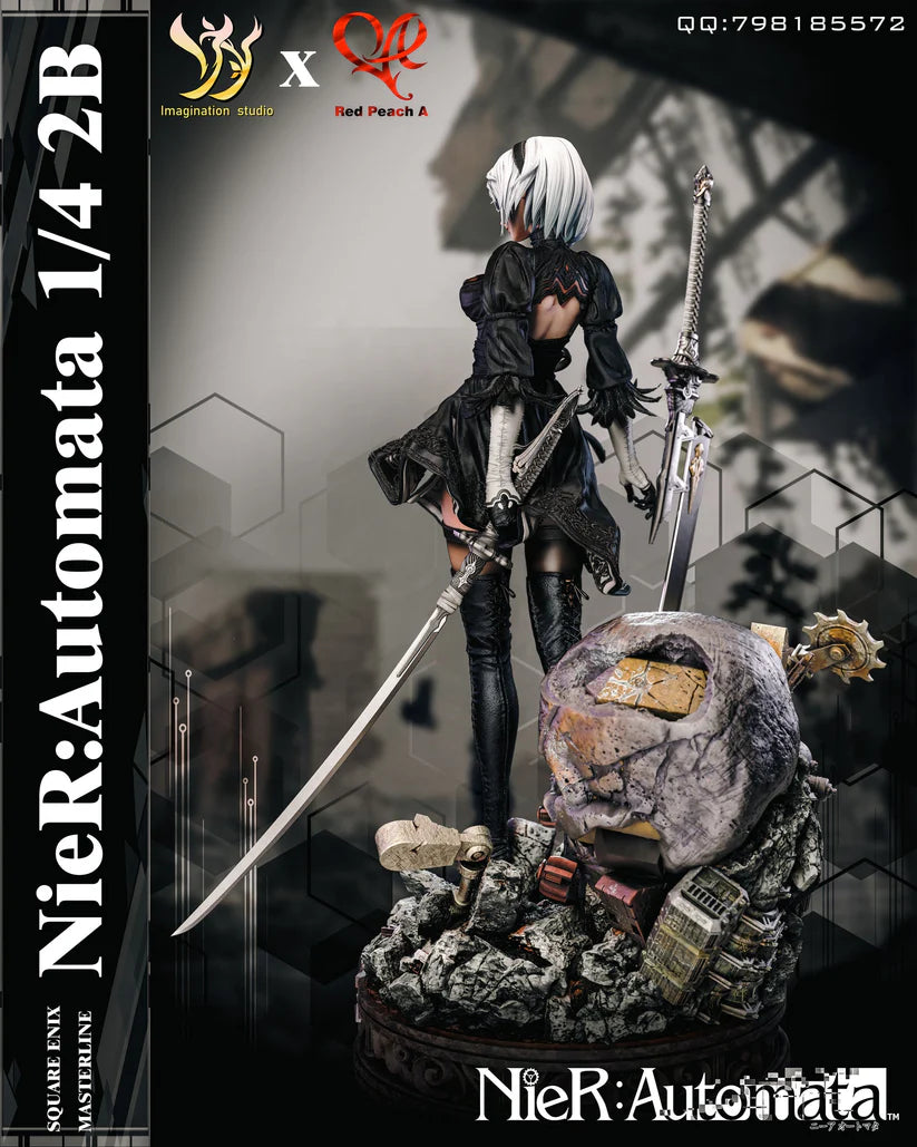 Imagination & Red Peach A Studio 1/4 NieR:Automata 2B Statue