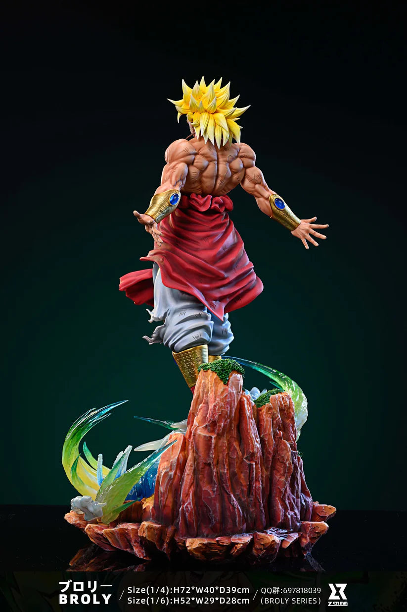 Z Studio Dragon Ball Broly Statue W/ LED