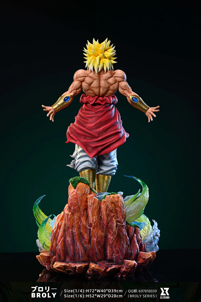 Z Studio Dragon Ball Broly Statue W/ LED