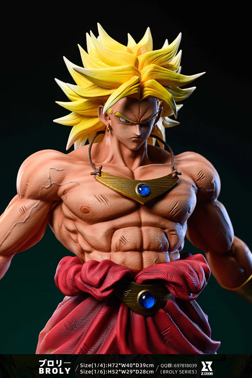 Z Studio Dragon Ball Broly Statue W/ LED