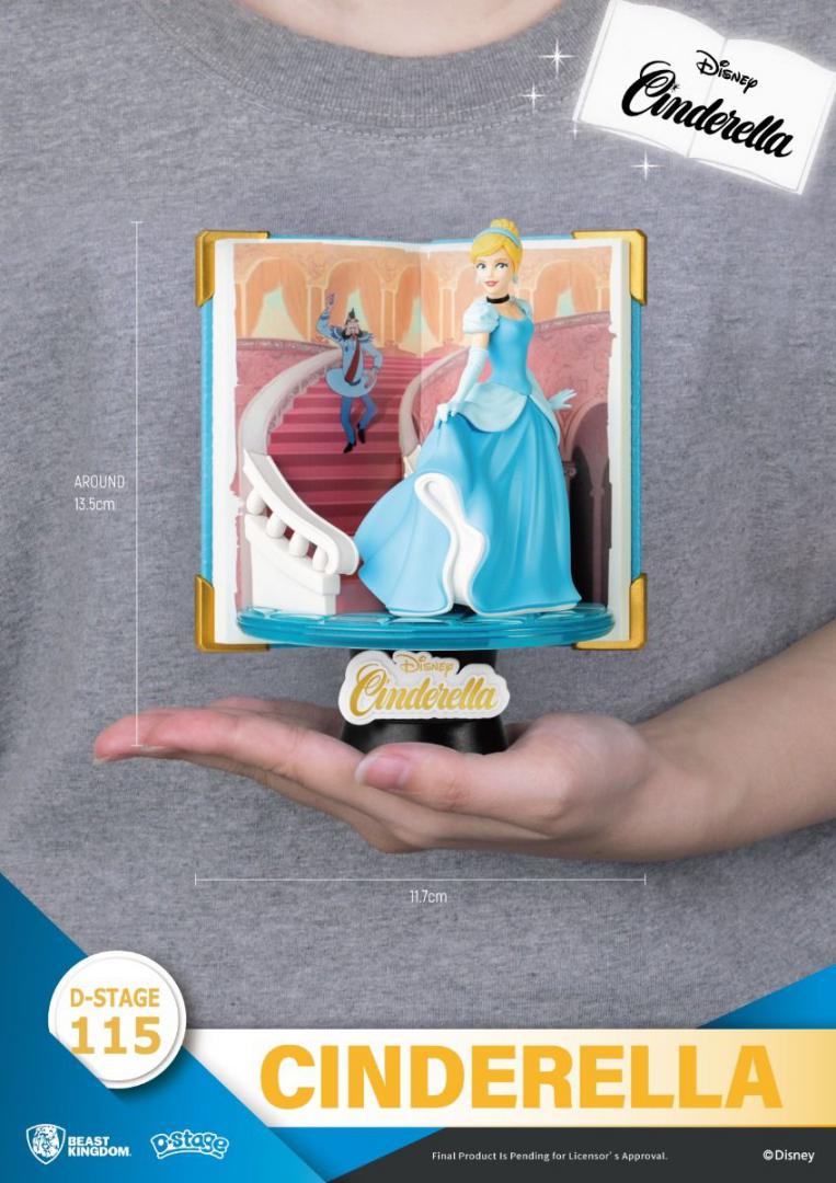 Statua Disney D-Stage Story Book Cinderella 14cm