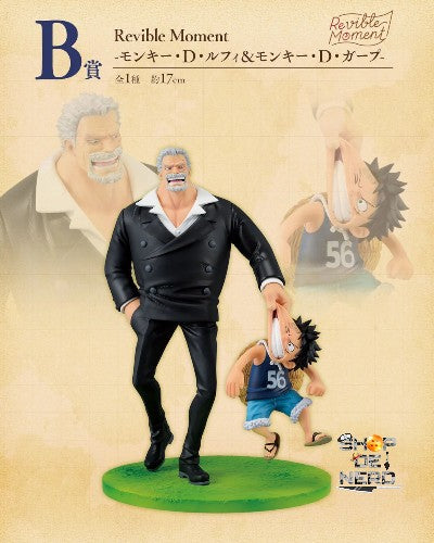 ICHIBAN   KUJI   ONE   PIECE   ROAD   TO   DAWN   -   THE   PATH   TO   ADVENTURE   -   B   PRIZE   -   REVIBLE   MOMENT   MONKEY   D.   LUFFY   &   MONKEY   D.   GARP