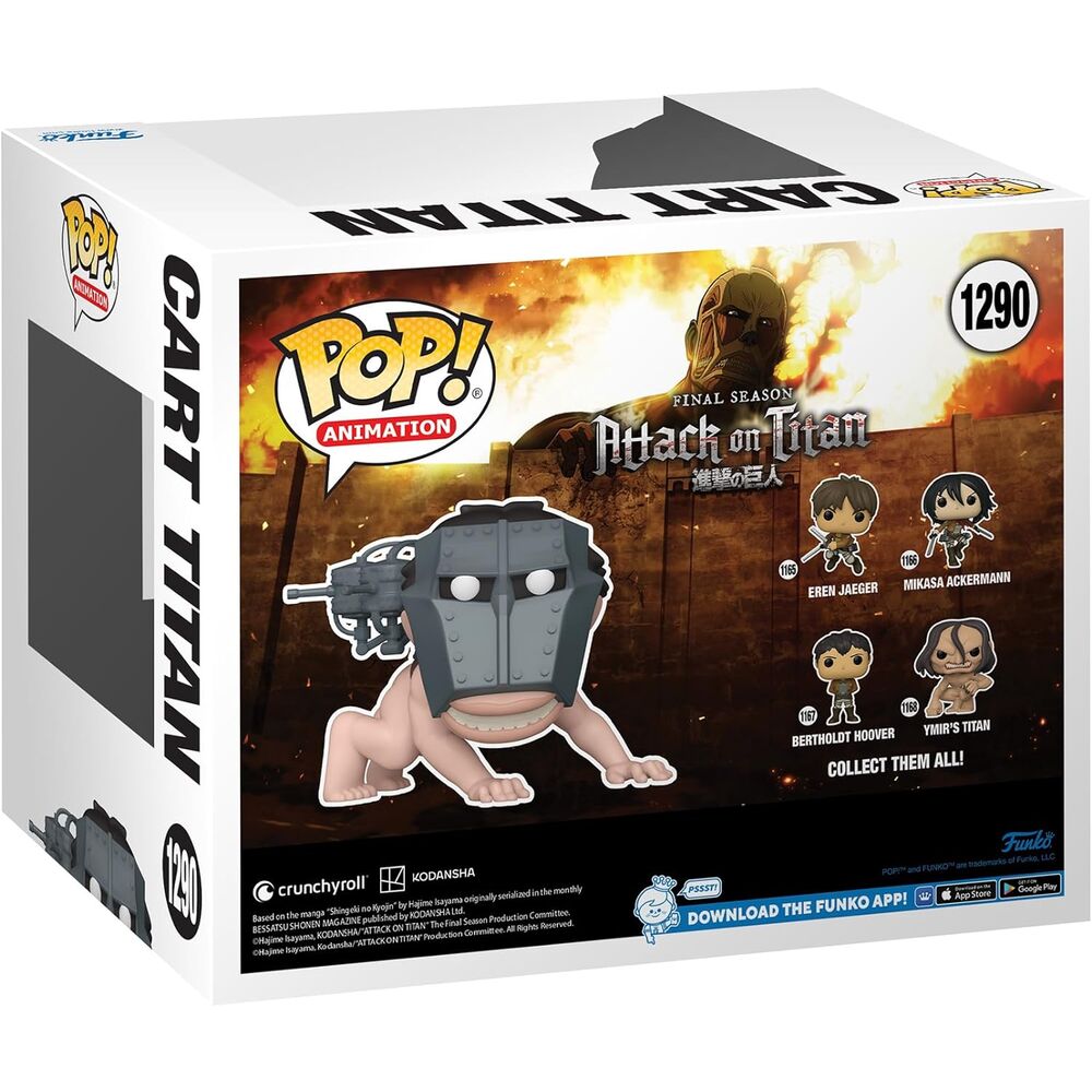 FUNKO POP! Super Attack On Titan Cart Titan Exclusive