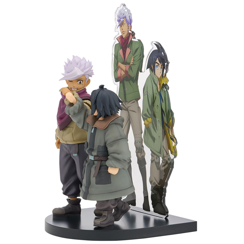 Figura di Ichibansho Augus Mikazuki & Itsuka Orga Orfani dal Sangue di Ferro Mobile Suit Gundam 18cm