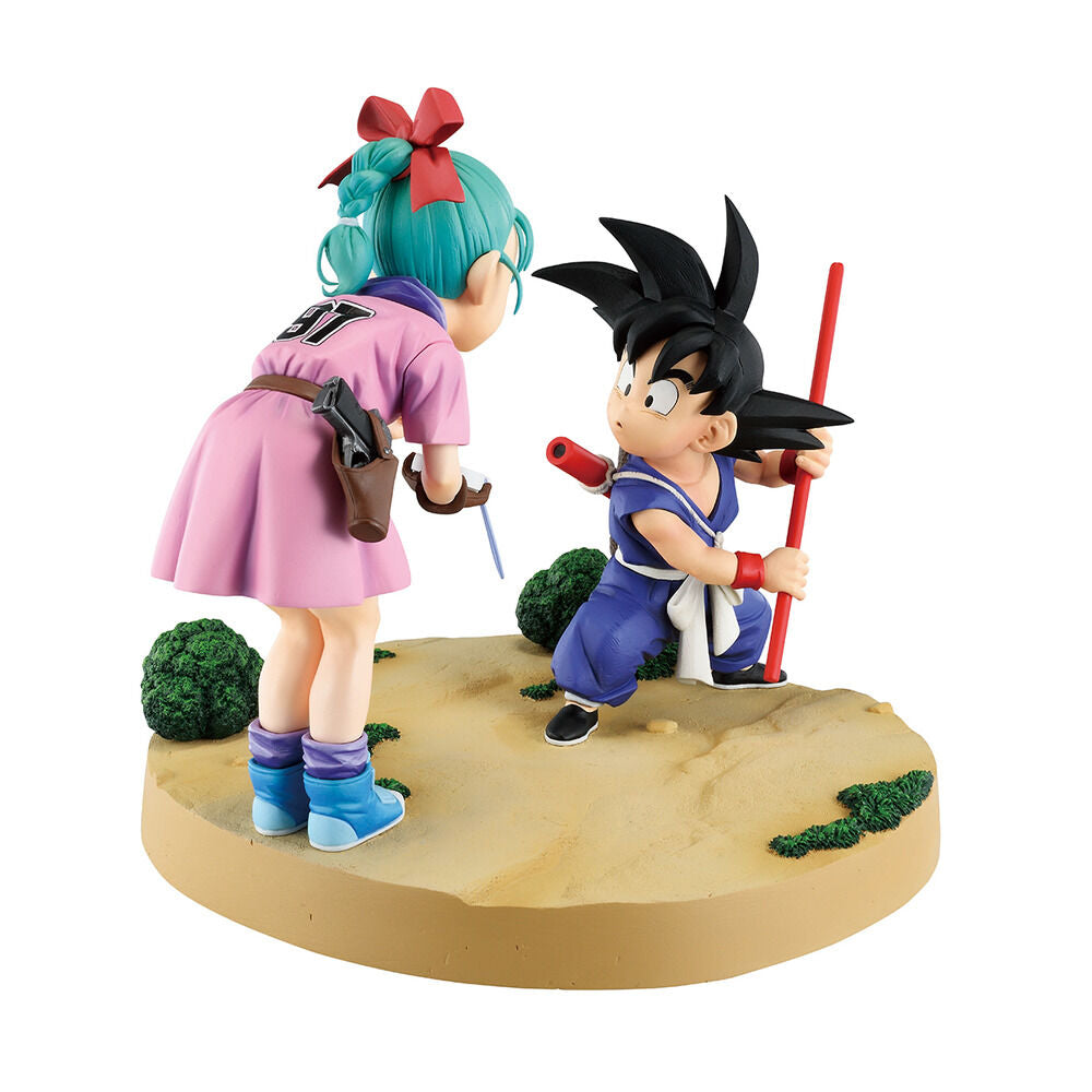 Ichibansho Goku Bulma Fantastic Adventure 3 Ichibansho Dragon Ball 17cm