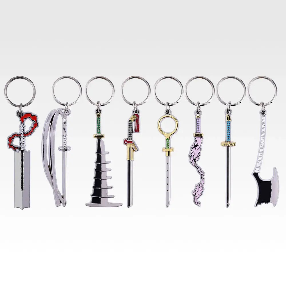 Ichiban   Kuji   Bleach   Stirring   Souls   Vol.   5   -   E   Prize   Zanpakuto   Metal   Charm   Complete   Set   of   8   Types