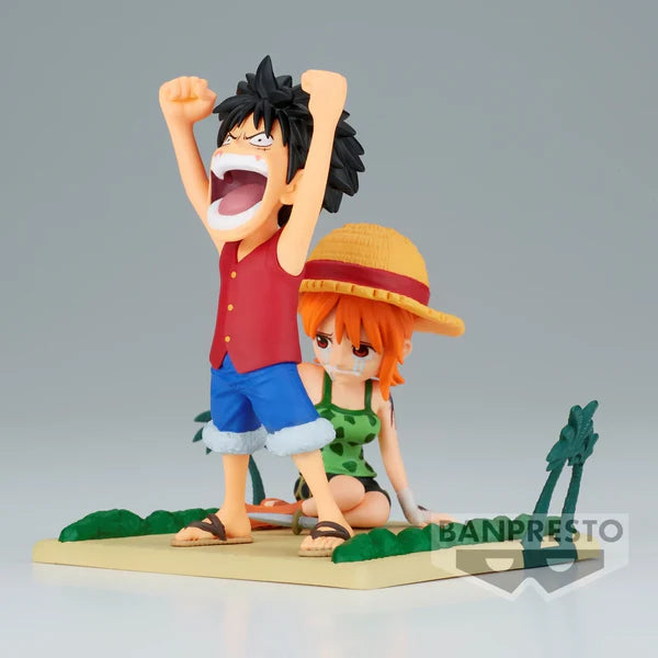 Monkey D. Luffy & Nami "Of Course!!!" One Piece WCF Log Stories STOCK ITA