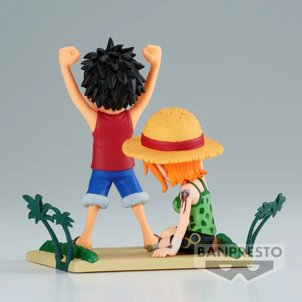 Monkey D. Luffy & Nami "Of Course!!!" One Piece WCF Log Stories STOCK ITA