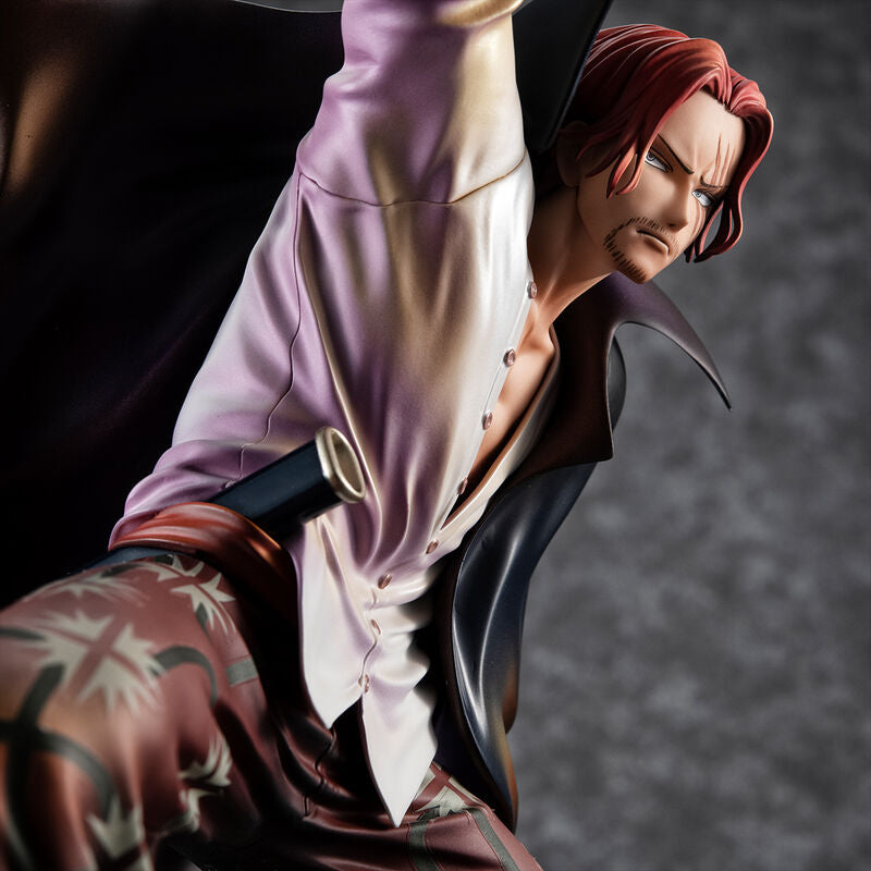 Megahouse Shanks Ricordi di riproduzione dai capelli rossi Figura di un pezzo 21,5 cm