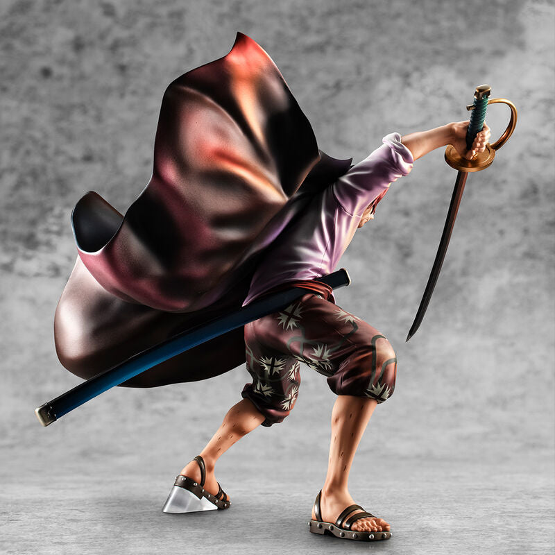 Megahouse Shanks Ricordi di riproduzione dai capelli rossi Figura di un pezzo 21,5 cm