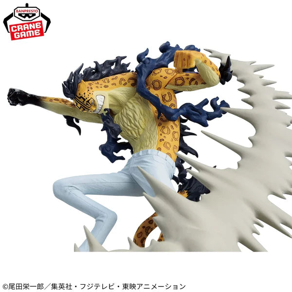 COPPIA FIGURE Monkey D. Luffy Gear 5 VS Rob Lucci One Piece Scenic View